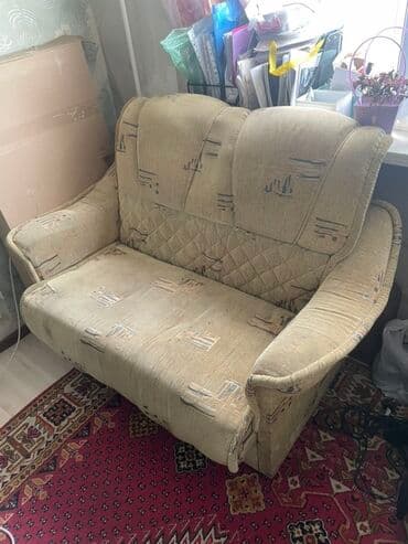 чехлы на диваны и кресла: Прямой диван, Двуместный — 1