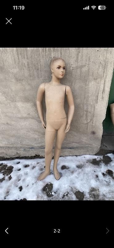 Торговое оборудование: Манекен детский полнофигурный - Тип: манекен для одежды/витрин — 1