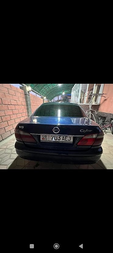 infinity fx35: Nissan Cefiro: 2001 г., 2 л, Автомат, Бензин, Седан — 5