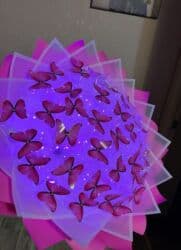 свадебный букет из атласных лент: Роскошные декоративные букеты из роз. - Материал: искусственные розы — 5