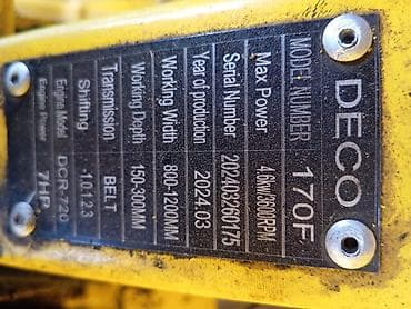прокат мотоблок: Мотоблок-культиватор DECO DCR-720 (двигатель 170F) Основные — 4