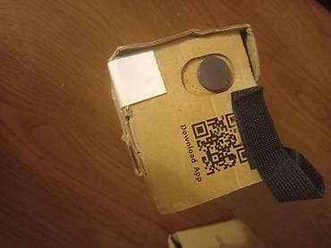 VR көз айнек: Google Cardboard VR — 2 комплекта Б/У - Картонные очки виртуальной — 4