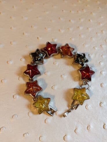 диадема ободок: Браслет Чехия из натурального камня — 3