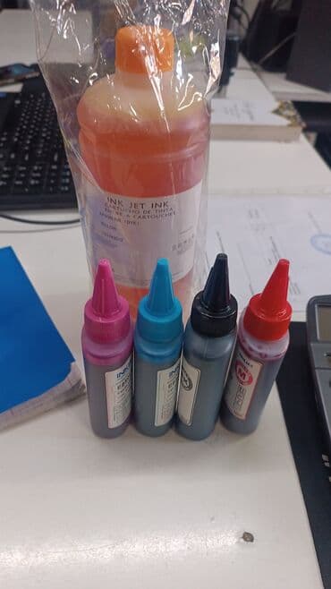 Краски для принтеров Epson L3210 L1800 L1800 p50 T50 r270 А также