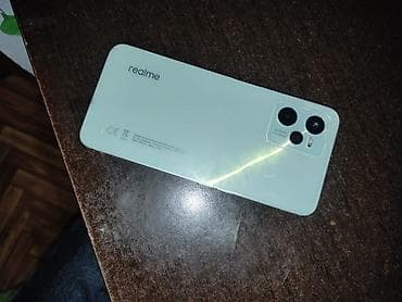 poco m7: Realme C35, Б/у, 128 ГБ, цвет - Зеленый, 1 SIM — 1