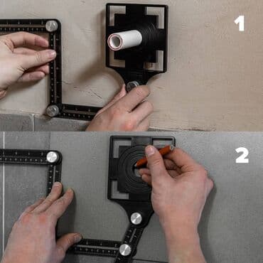 Мечта Кафельщика. Профессиональный Шаблон - ЛОКАТОР ОТВЕРСТИЙ для