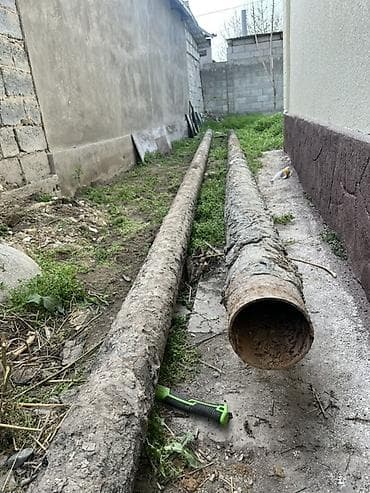 Стальные трубы - Материал: сталь - Количество: 2 шт. - Конструкция at lalafo.kg Стальные трубы - Материал: сталь - Количество: 2 шт. - Конструкция