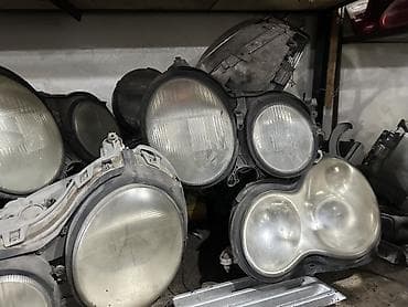 фары w221: Комплект передних фар Mercedes-Benz Оригинал — 1