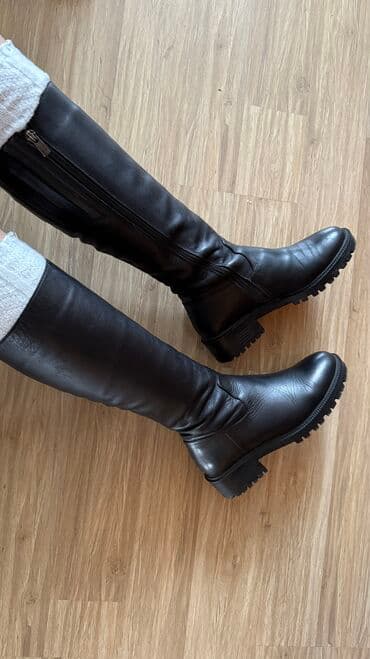 обувь для охоты: Сапоги зимние !!! Размер 36 В хорошем состоянии Кожа 100% Брали за — 1