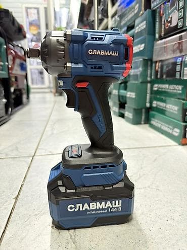 Инструменты: Аккумуляторный ударный гайковёрт СЛАВМАШ - Бесщёточный двигатель — 1