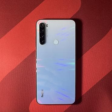 Redmi, Redmi Note 8, Б/у, 64 ГБ, цвет - Белый, 2 SIM