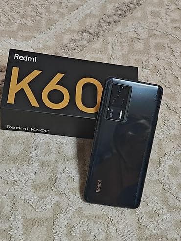 Redmi, Redmi K60E, Б/у, 256 ГБ, цвет - Черный, 2 SIM