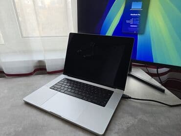 Ноутбук, Apple, 16 ГБ ОЗУ, 16 ", Б/у, Для работы, учебы, память NVMe SSD