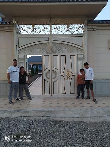 кухонные гарнитуры б: Навес, Арочный, Металл, Поликарбонат, Установка — 8