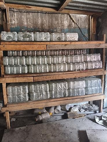 Стеклянные банки в упаковках - Тип: литровые прозрачные стеклянные at lalafo.kg Стеклянные банки в упаковках - Тип: литровые прозрачные стеклянные