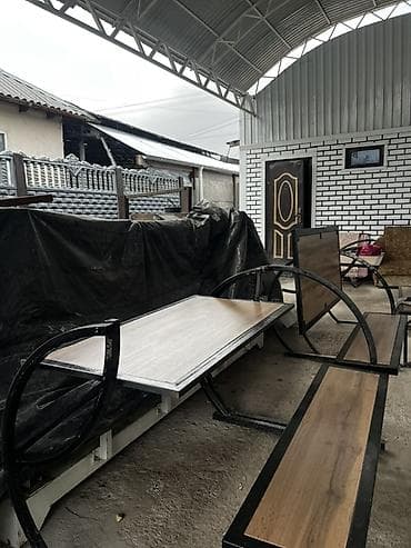 наруто вещи: Комплект садовой мебели, Стол, Металл — 2