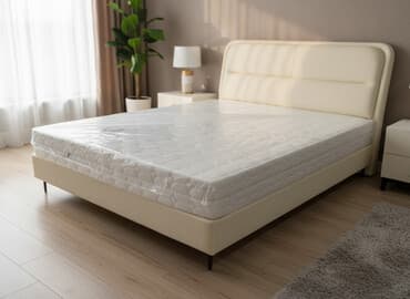 кровать двухспальный: Двуспальная кровать, С матрасом, длина - 200 см — 1