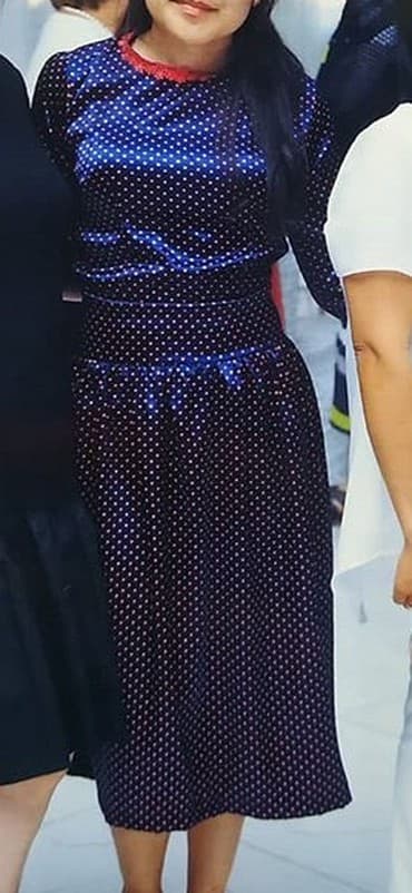 платья мама и дочь: L, цвет - Черный — 7