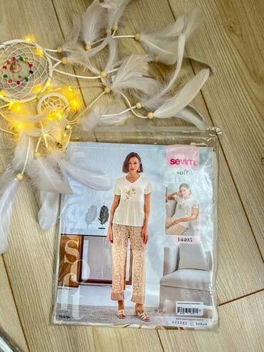 белая ночная сорочка: Домашняя одежда, Хлопок, Турция — 1