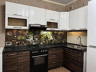 Дом и сад: Кухонный гарнитур, Б/у, цвет - Белый, ДСП, Самовывоз — 1