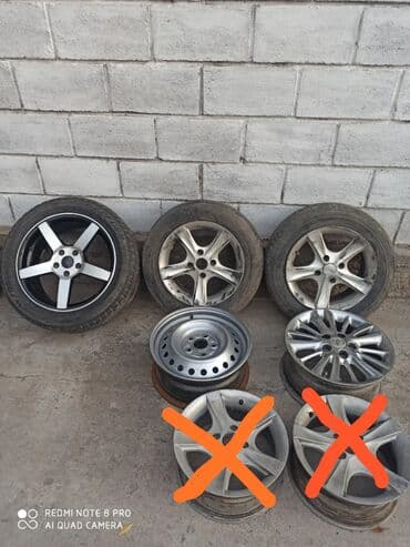 купить диски на авто в бишкеке: Литые Диски R 17 1 шт, отверстий - 5 — 1