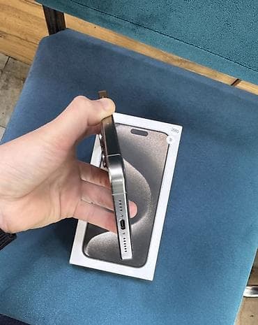 iphone xa: IPhone 15 Pro, Б/у, 256 ГБ, Natural Titanium, Коробка, 88 % — 6
