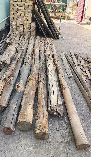 лес брус: Балка стропила 5шт Бревна/стволы для хозяйственных нужд - Порода — 2