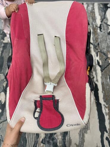 детское кресло на переднем сиденье: Автокресло, түсү - Кызыл, Колдонулган — 3