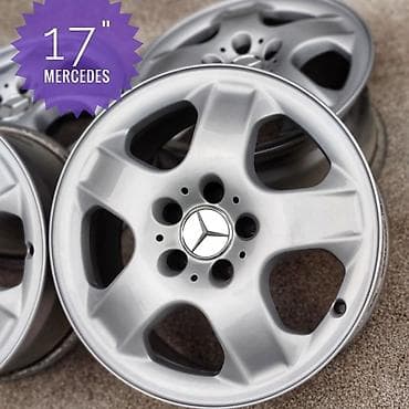 Литые Диски R 17 Mercedes-Benz, Комплект, отверстий - 5, Б/у