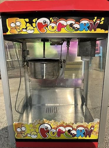 закаточные машинки: Аппарат для приготовления попкорна (настольный) - Корпус из стекла и — 3