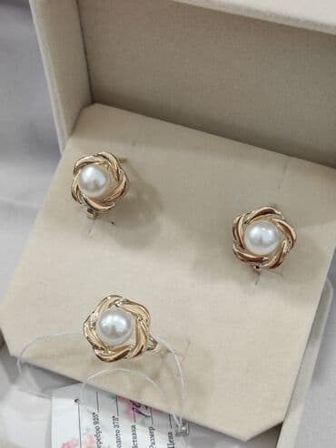 свадебные платья от производителя: Набор украшений, Проба 925, Женские, Новый — 7