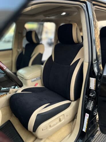 чехол кресло: Чехлы Экокожа, С подушкой, цвет - Черный, Toyota, Новый, Самовывоз — 16