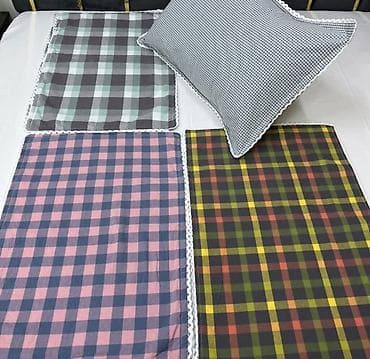 пэчворк пододеяльник: Наволочки в клетку с кружевной окантовкой пара 300сом размер 50-70см — 8