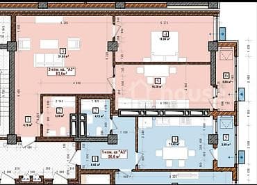 Недвижимость: 2 комнаты, 83 м², 14 этаж — 9