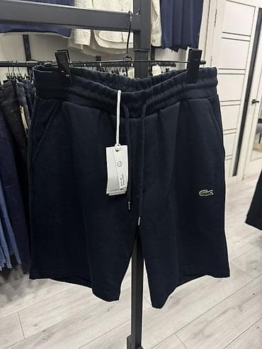 Мужские шорты, S, L, XL, Lacoste, Новый, цвет - Синий, Самовывоз