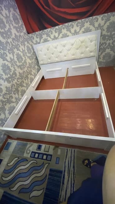 купить двуспальную кровать с матрасом бу: Срочно продаю — 1