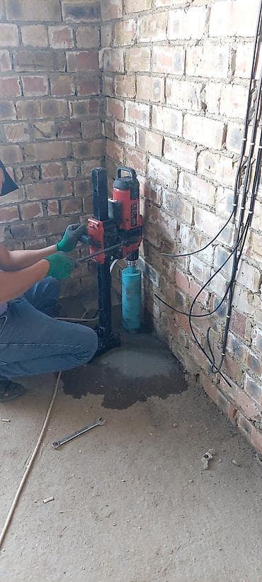 Алмазное бурение и сверление отверстий - Бурение отверстий алмазными