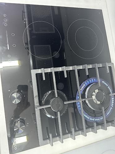 Встраиваемая комбинированная варочная панель на стеклокерамике: 2