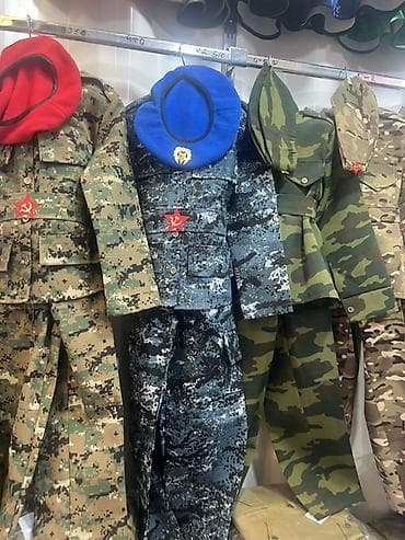 школьный гарнитур: Детские костюмы в стиле военной формы Описание: - Комплект для — 6