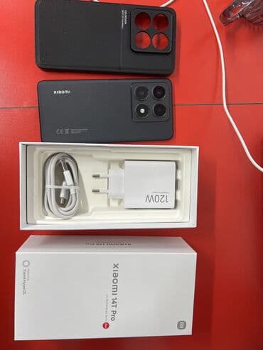 с 24: Xiaomi, 14T Pro, Б/у, 256 ГБ, цвет - Черный, В рассрочку, 2 SIM — 2