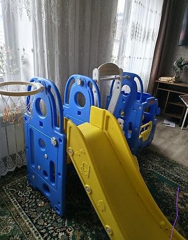 горка для дома: Детский игровой комплекс для дома - Многофункциональный набор 5-в-1 — 3