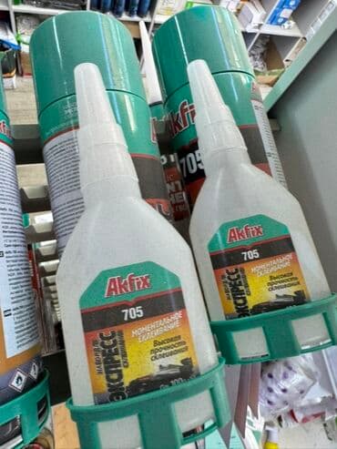 Быстросохнущий клей Akfix 705 для моментального склеивания. Подходит