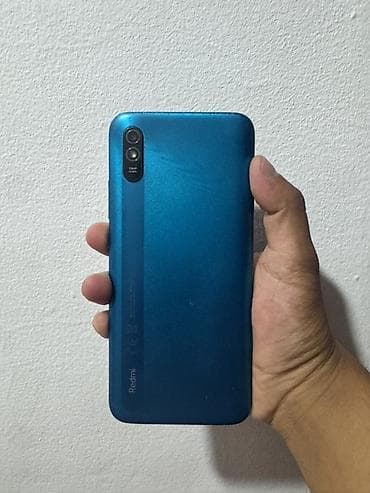 Техника и электроника: Смартфон Xiaomi Redmi (серия 9A/9C, синий цвет корпуса, матовая задняя — 2