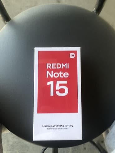 Redmi, Redmi Note 15, Новый, 256 ГБ, цвет - Голубой, 2 SIM