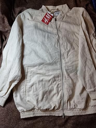 armani code: Мужская куртка, 6XL, Jack & Jones, Новый, цвет - Бежевый, Самовывоз — 5