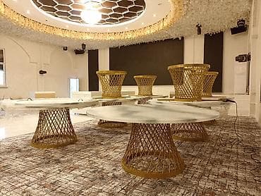 столы из фанеры: Стол на заказ, Для ресторанов, кафе, Круглая, Дизайн, проект — 2