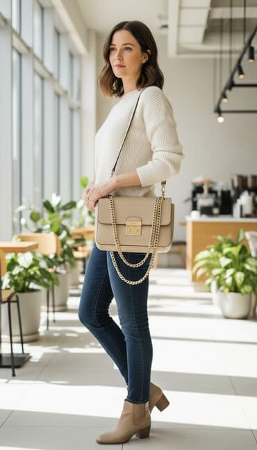 Классическая сумка, Michael Kors, Материал: Натуральная кожа, Жёсткая конструкция, Женские