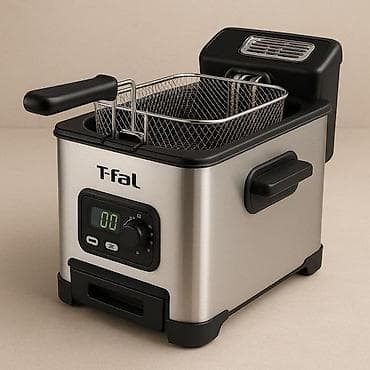 фритюрница электрическая: Фритюрница T-fal из нержавеющей стали - Электрическая фритюрница с — 2