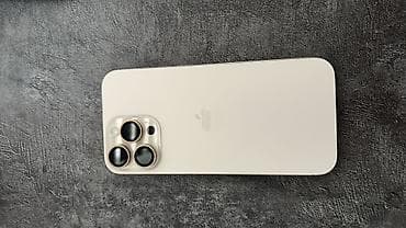 Apple iPhone: IPhone 16 Pro Max, Б/у, 256 ГБ, Desert Titanium, Кабель, 90 % — 1