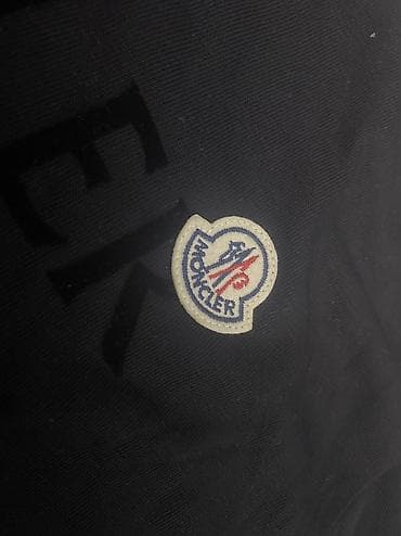 одежди: Мужская футболка, L, Moncler, Новый, цвет - Черный, Бесплатная доставка — 3